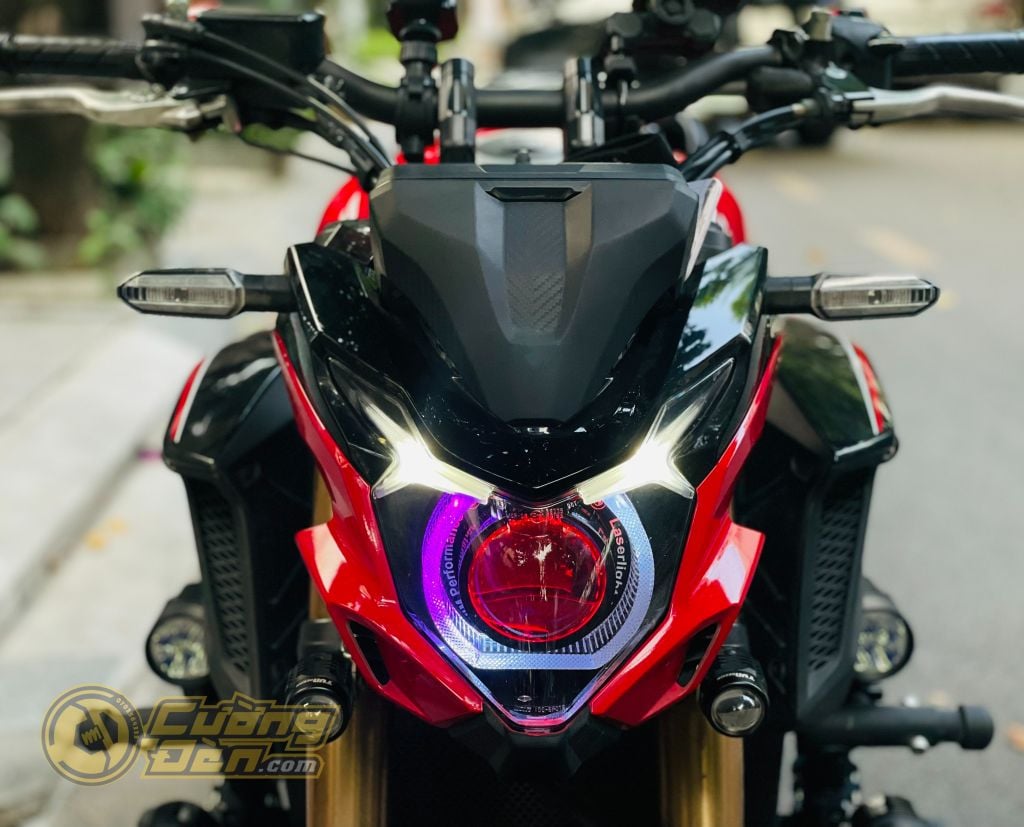 Honda CB500X gắn bi cầu Titan F150 - Cường Đèn Moto Light