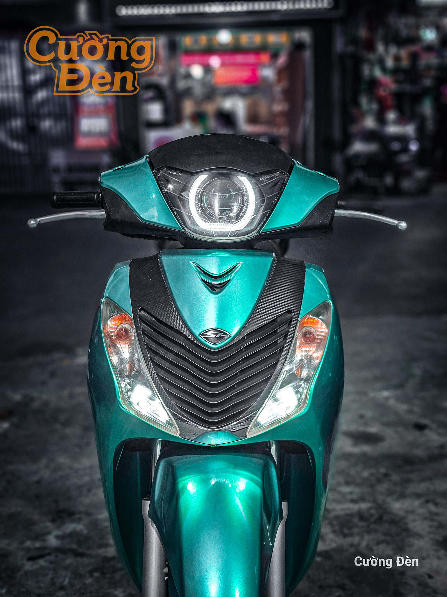 Honda SH Ý 2011 Nâng Cấp Bi Cầu: Lắp Đặt Vòng 3D U Sang Trọng, Ánh Sáng Cắt Nét