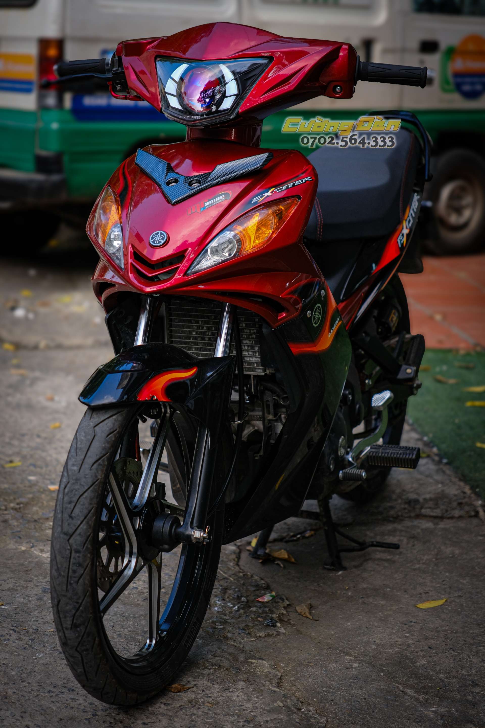 Yamaha Exciter 135 Độ Bi Cầu Kenzo S500 Pro 65W Cực Ngắn: Thiết Kế Giao Diện Riêng, BH 24 Tháng