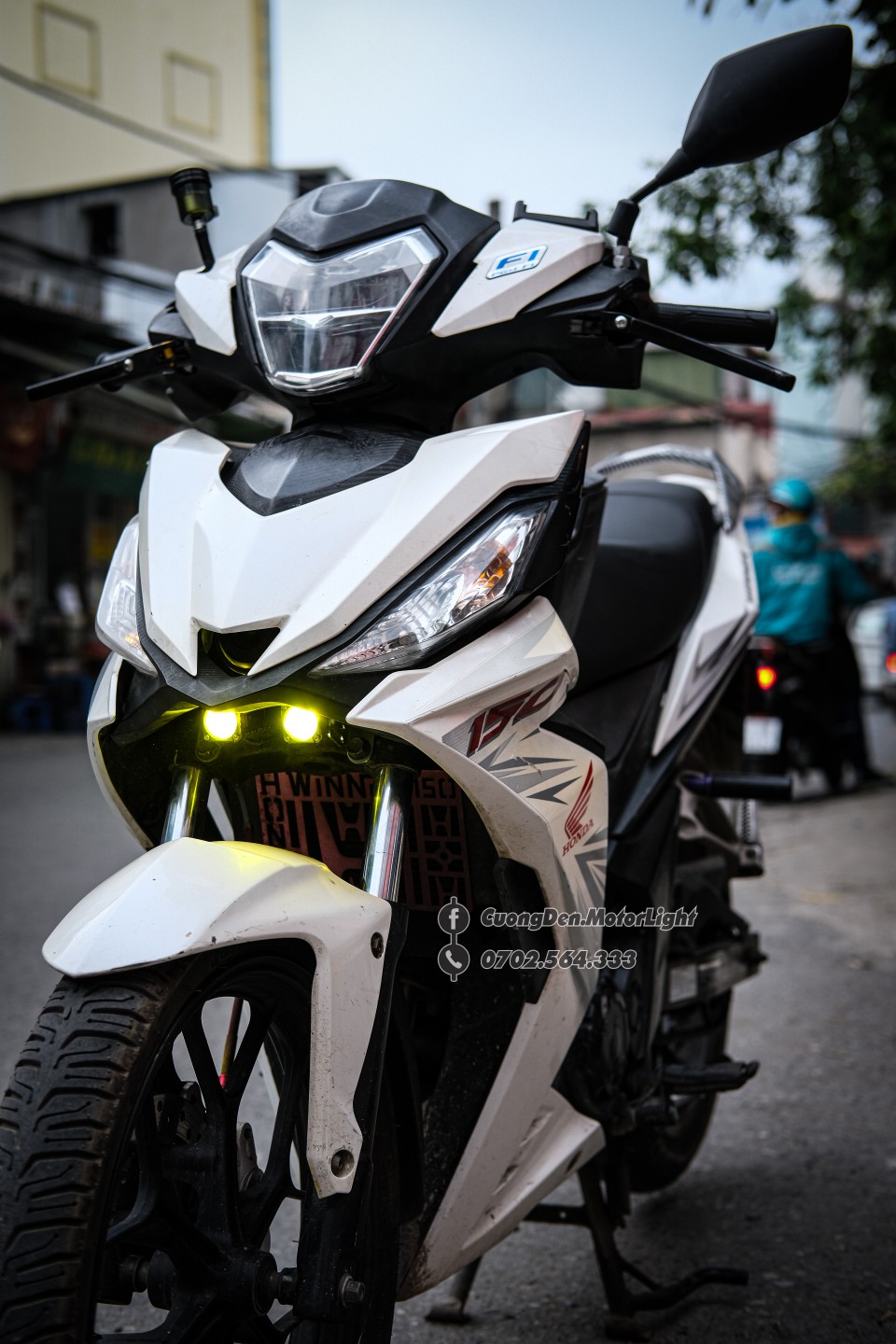 Honda Winner150 nâng cấp đèn trợ sáng mini M10 Ultra