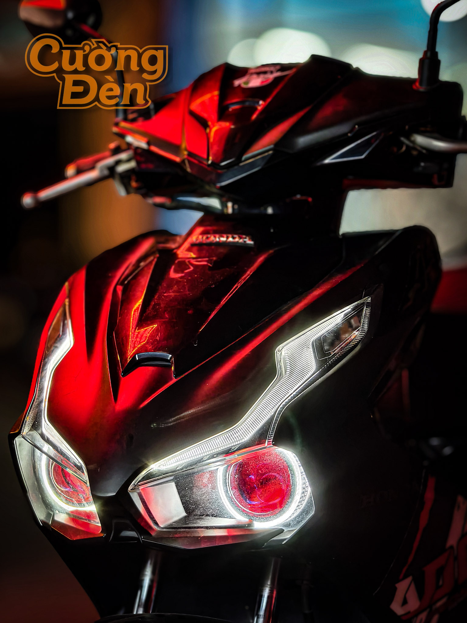 Honda Air Blade Lắp đặt Bi Cầu Henvvei L81 Pro 75W: Ánh Sáng Vượt Trội, Bảo Hành 36 Tháng Kỷ Lục