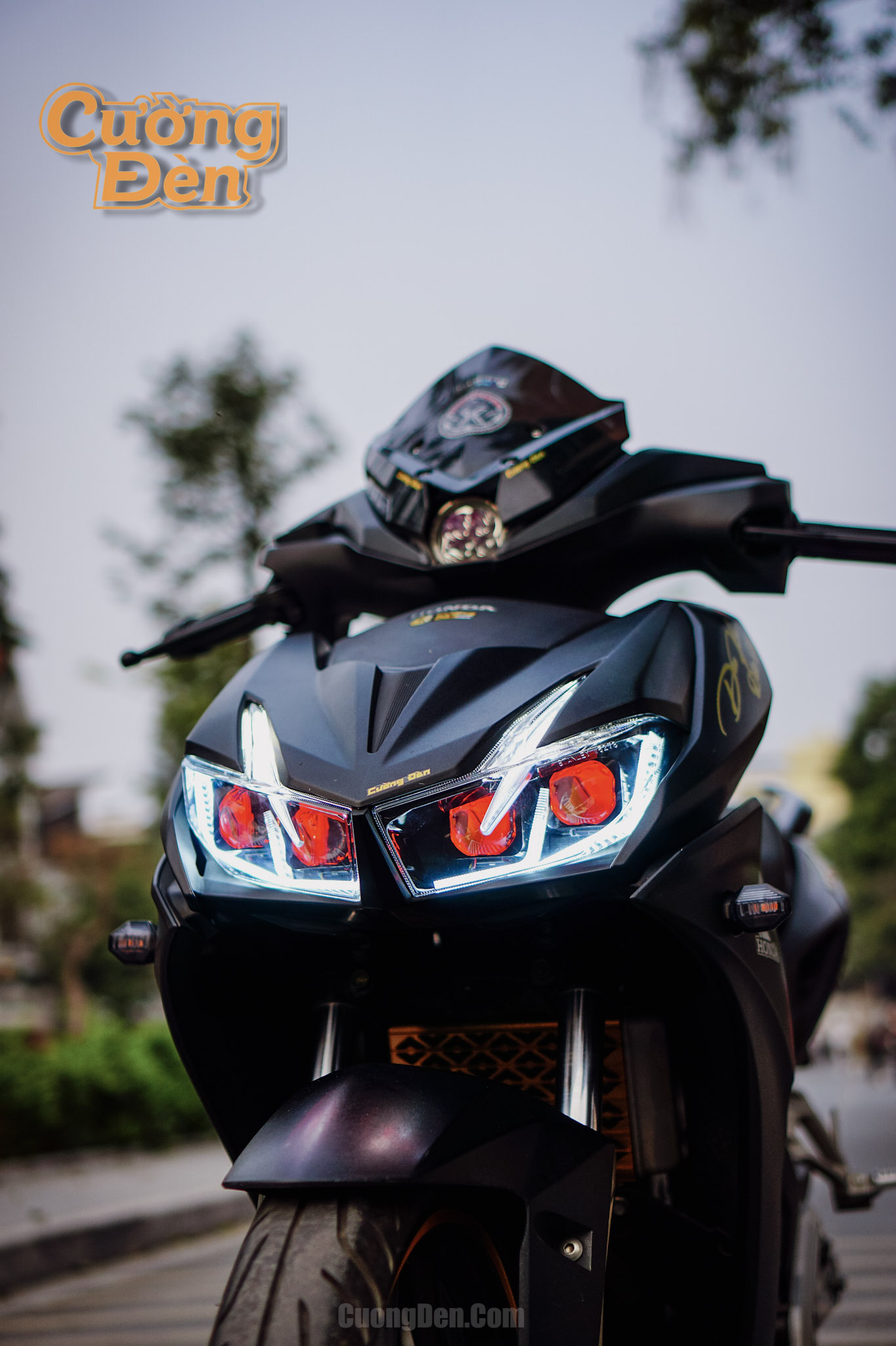 Honda Winner X Độ Đột Phá: Giao Diện 4 Bi Cầu 1.5 Inch – Thiết Kế Lạ Mắt, Ánh Sáng Mạnh Gấp 4 Lần