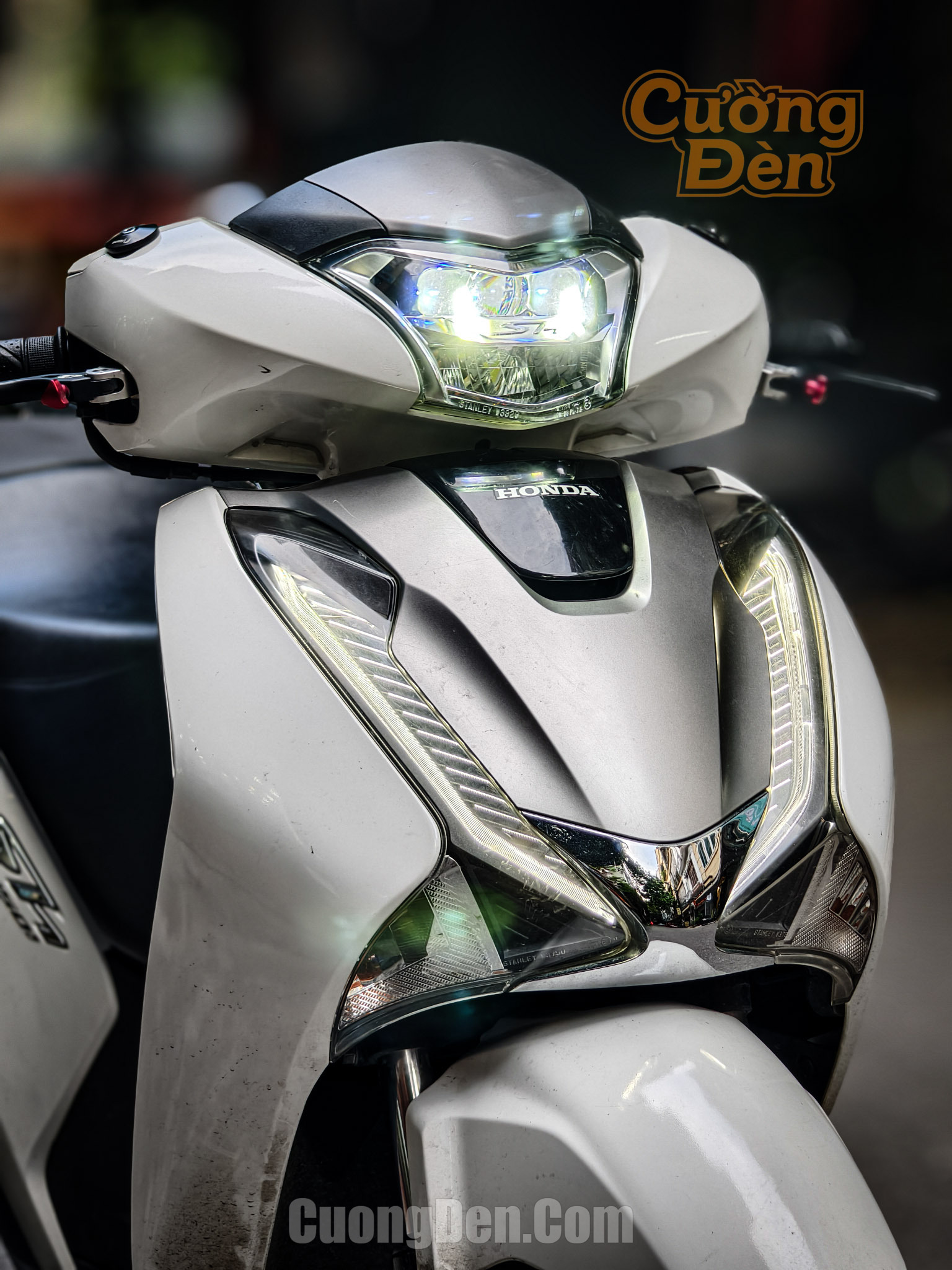 Giải Quyết Đèn Zin SH 2019 Quá Tối: Thay Thế Nửa Pha Bằng Đèn Trợ Sáng HCL TS V3 90W – Sáng Gấp 15 Lần