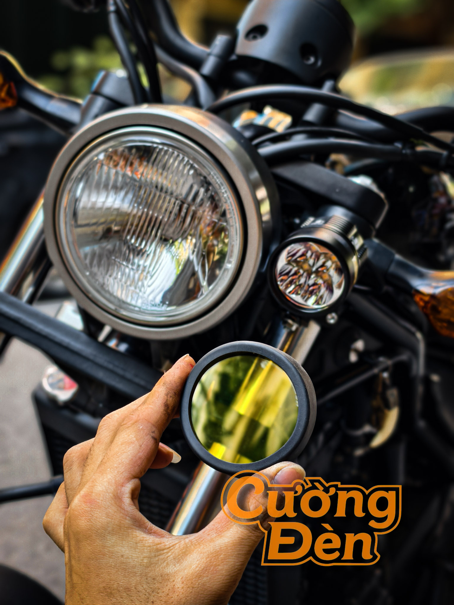 Rebel 300 Lắp Đèn TITAN MOTO M60 ULTRA 60W – Chiếu Xa 600M | BH 12 Tháng