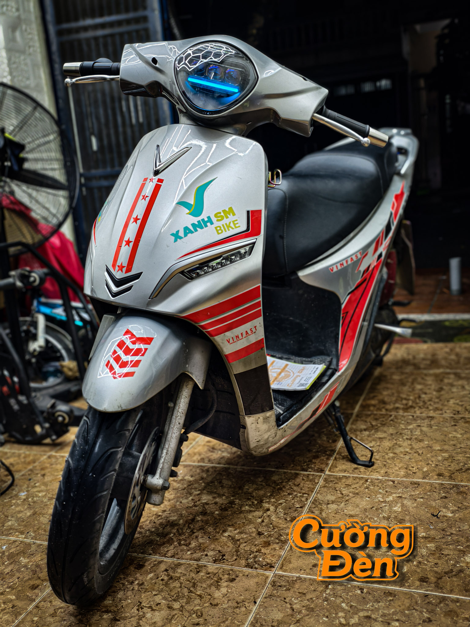 VinFast Feliz S Thay Đèn Zin HCL TS V3 90W – Line LED APP | BH 2 Năm