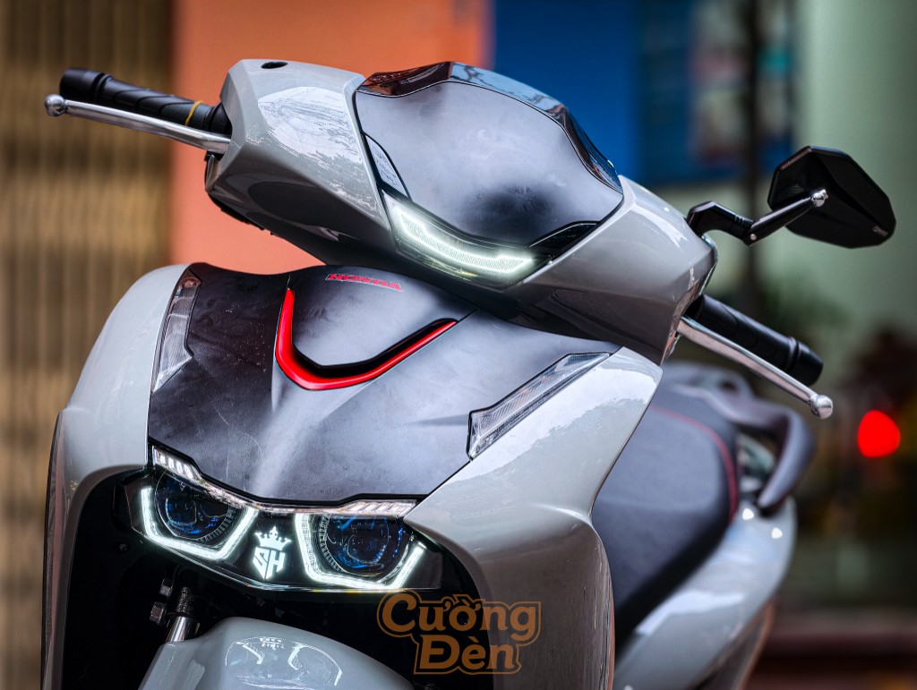 Honda SH 2026 độ bi cầu Kenzo S600pro v3 chính hãng bảo hành 24 tháng