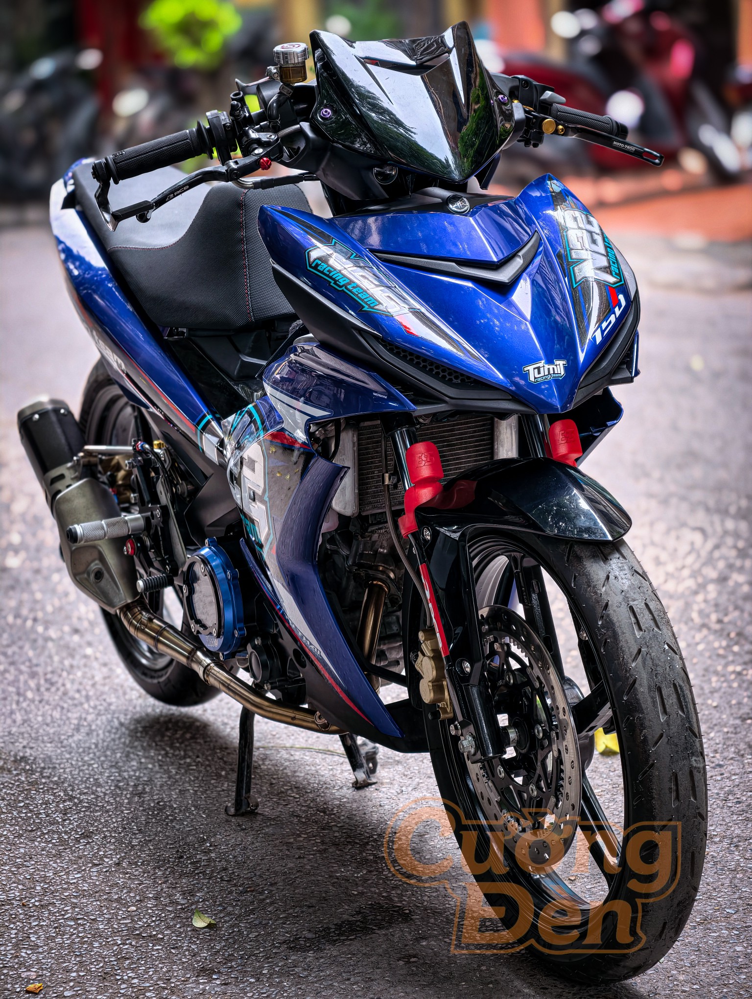 Xe đua độ đèn trợ sáng , Yamaha Exciter150 hệ đua UB độ đèn trợ sáng